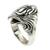 Men's sterling silver ring, 'Eagle of Courage' - Fair Trade Men's Eagle Ring Crafted in Sterling Silver (image 2b) thumbail