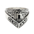 Men's sterling silver ring, 'Ad Maiorem Dei Gloriam' - Artisan Crafted Men's Spiritual Ring in Sterling Silver thumbail