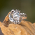 Men's sterling silver ring, 'Scorpion King' - Handcrafted Men's Silver Scorpion Ring from Bali Artisan thumbail