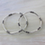 Sterling silver bangle bracelets, 'Elements of Life' (pair) - Balinese Handcrafted Sterling Silver Bangle Bracelets (Pair) (image 2b) thumbail