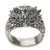 Men's sterling silver ring, 'Dragon Courage' - Animal Themed Sterling Silver Dragon Ring for Men thumbail