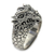 Men's sterling silver ring, 'Dragon Courage' - Animal Themed Sterling Silver Dragon Ring for Men (image 2c) thumbail