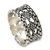 Sterling silver band ring, 'Luck Has It' - Lucky Knots on Sterling Silver Band Ring from Bali (image 2a) thumbail