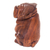 Wood sculpture, 'Curious Bulldog' - Hand Carved Wood Bulldog Puppy Sculpture from Bali (image 2e) thumbail