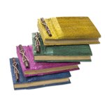 Natural fiber journals, 'Ubud Memoirs' (set of 4) - Colorful Natural Fiber Journals from Bali Artisan (Set of 4)