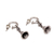 Sterling silver half-hoop earrings, 'Swara Genta' - Sterling Silver 925 Half Hoop Earrings with Bell Charms (image 2b) thumbail