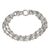 Sterling silver bracelet, 'Rampai' - Triple Strand Sterling Silver Balinese Style Bracelet