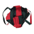 Cotton foldable tote bag, 'Gejayan Green' - Green Red Handwoven Cotton Foldable Tote Shopping Bag (image 2d) thumbail