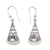 Amethyst dangle earrings, 'Mount Agung Lilac' - Lilac Amethyst and Sterling Silver Dangle Earrings from Bali (image 2a) thumbail