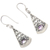Amethyst dangle earrings, 'Mount Agung Lilac' - Lilac Amethyst and Sterling Silver Dangle Earrings from Bali (image 2b) thumbail