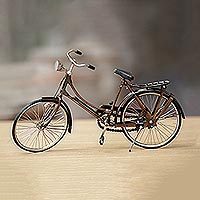 Handmade 12-Inch Miniature Javanese Colonial Bicycle - P241175 1