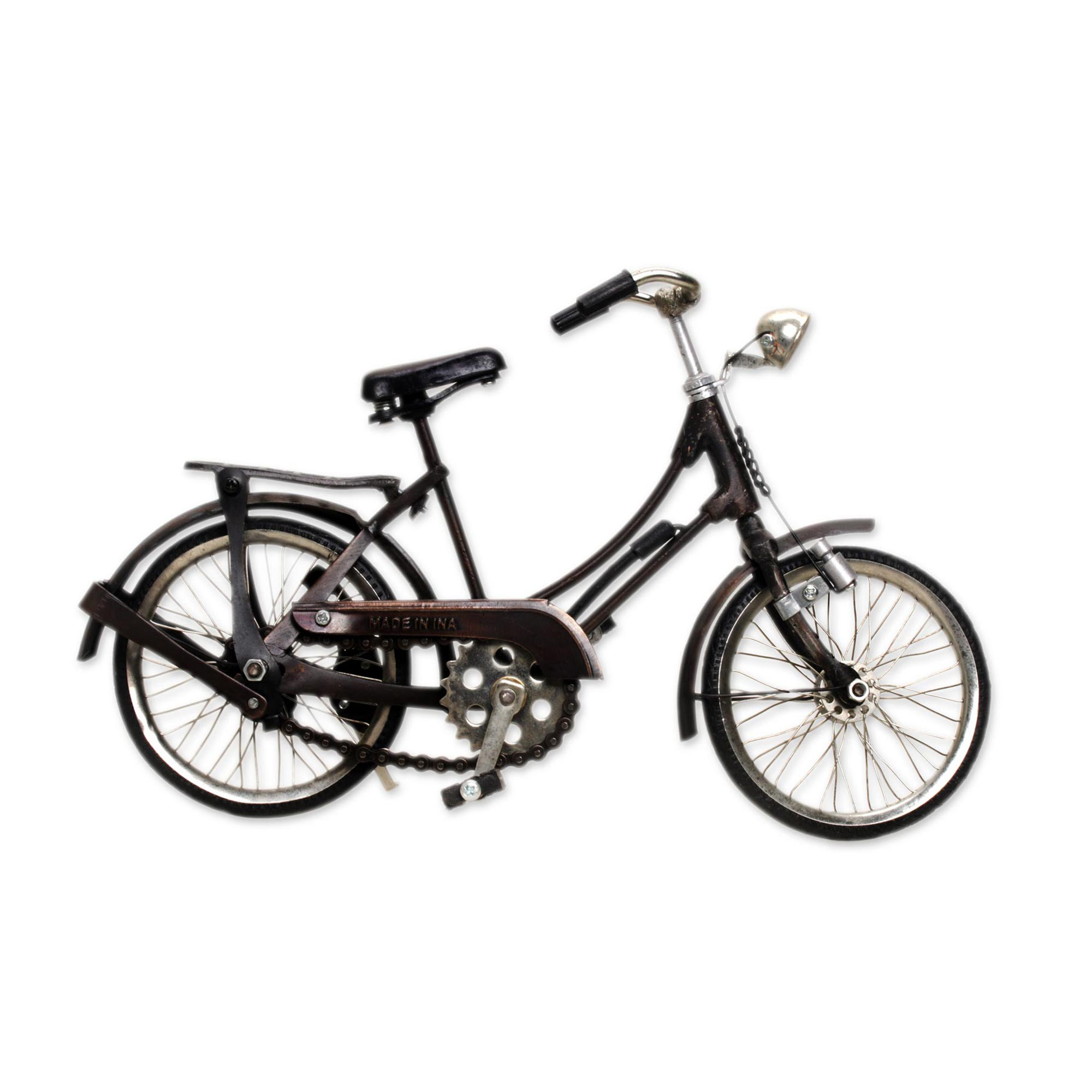 Handmade 12-Inch Miniature Javanese Colonial Bicycle - P241175 2D