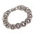 Sterling silver chain bracelet, 'Clouds' - Opulent Sterling Silver Chain Bracelet from Bali (image 2c) thumbail