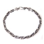 Sterling silver braided bracelet, 'Sinnet' - Balinese Hand Crafted Sterling Silver Braided Bracelet