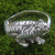 Men's sterling silver ring, 'White Tiger' - Tiger Theme Handcrafted Sterling Silver Men's Ring (image 2) thumbail