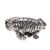 Men's sterling silver ring, 'White Tiger' - Tiger Theme Handcrafted Sterling Silver Men's Ring (image 2a) thumbail