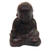 Bronze figurine, 'Baby Buddha' - Vintage Style Bronze Buddha Figurine from Bali thumbail