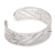 Sterling silver filigree cuff bracelet, 'White Jasmine' - Bali 925 Silver Filigree Handmade Cuff Bracelet (image 2b) thumbail