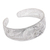 Sterling silver filigree cuff bracelet, 'White Gardenia' - Floral Filigree Cuff Bracelet Crafted of Silver in Bali (image 2b) thumbail