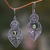Peridot and sterling silver dangle earrings, 'Majapahit Glory' - Artisan Crafted Peridot on Sterling Silver Hook Earrings (image 2) thumbail