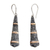 Gold accent dangle earrings, 'Ubud Beauty' - Balinese Fair Trade 18k Gold Accent Silver Dangle Earrings thumbail