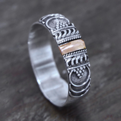 Gold accent band ring, Miraculous Love