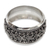 Sterling silver band ring, 'Celuk Garland' - Balinese Style Band Ring Handmade Sterling Silver Jewelry (image 2b) thumbail