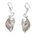 Sterling silver dangle earrings, 'Monarch Wings' - Handcrafted Balinese Butterfly Theme Silver Earrings (image 2a) thumbail
