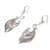 Sterling silver dangle earrings, 'Monarch Wings' - Handcrafted Balinese Butterfly Theme Silver Earrings (image 2b) thumbail