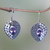 Amethyst drop earrings, 'Violet Sincerity' - Amethyst and Sterling Silver Earrings from Bali (image 2) thumbail