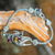 Multi-gemstone pendant bracelet, 'Dragon's Prize' - Silver and Multi Gemstone Handcrafted Dragon Bracelet thumbail