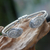 Manschettenarmband aus Sterlingsilber, „Majapahit Grandeur“. - Grand Sterling Silber Manschettenarmband balinesisch 925 Schmuck
