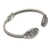 Brazalete de plata esterlina - Gran brazalete de plata esterlina balinesa 925 joyería