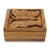Wood box, 'Wanasari Butterfly' - Hand Carved Wood Box with Butterfly Relief Sculpture Lid thumbail