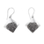 Sterling silver dangle earrings, 'Besakih Garden' - Modern Balinese Handcrafted Sterling Silver Earrings thumbail