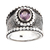 Amethyst cocktail ring, 'Perfectly Purple' - Fair Trade One-Carat Amethyst and Silver Cocktail Ring thumbail