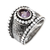Amethyst cocktail ring, 'Perfectly Purple' - Fair Trade One-Carat Amethyst and Silver Cocktail Ring (image 2b) thumbail