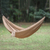 Nylon Travel hammock, 'Uluwatu Tan' (single) - Tan Color Parachute Hammock from Indonesia (Single)