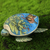 Wood Jewellery box, 'Butterfly Turtle' - Turtle Shaped Decorative Box with Butterfly Images thumbail