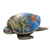 Wood jewelry box, 'Butterfly Turtle' - Turtle Shaped Decorative Box with Butterfly Images (image p246442) thumbail