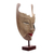 Wood mask, 'Queen of Elephants' - Hand Painted Modern Balinese Mask and Stand (image 2b) thumbail
