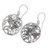 Blue topaz dangle earrings, 'Dancing Dragonflies' - Blue Topaz Handcrafted Balinese Sterling Silver Earrings