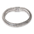 Sterling silver chain bracelet, 'White Dragon' - Artisan Crafted Sterling Silver Chain Bracelet