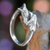 Sterling silver band ring, 'Dolphin Romance' - Sterling Silver Dolphin Band Ring Balinese Artisan Jewelry thumbail