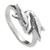 Sterling silver band ring, 'Dolphin Romance' - Sterling Silver Dolphin Band Ring Balinese Artisan Jewelry (image 2b) thumbail