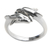 Sterling silver band ring, 'Dolphin Romance' - Sterling Silver Dolphin Band Ring Balinese Artisan Jewelry (image 2c) thumbail
