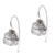Sterling silver drop earrings, 'Petite Camellia' - Sterling Silver Drop Earrings from Bali (image 2a) thumbail