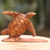 Wood sculpture, 'Surfer Turtle' - Hand Carved Wood Sculpture Turtle on Surf Board from Bali (image 2) thumbail