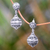Sterling silver dangle earrings, 'Kendi' - Artisan Crafted Sterling Silver Dangle Earrings from Bali (image 2) thumbail