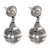 Sterling silver dangle earrings, 'Kendi' - Artisan Crafted Sterling Silver Dangle Earrings from Bali thumbail